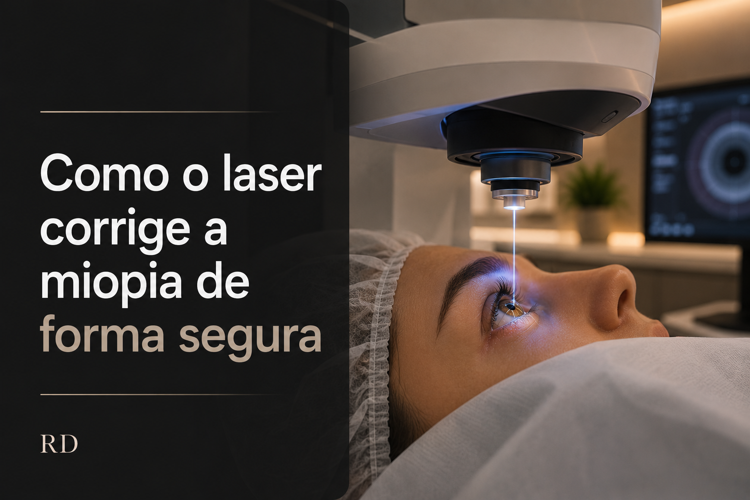 Como o laser corrige a miopia de forma segura